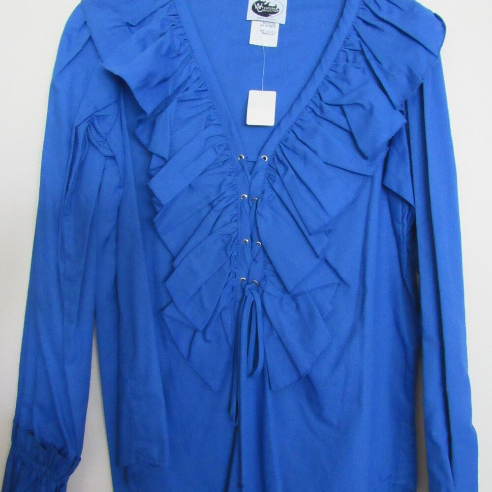 Western Collection Women Ruffles long sleeve blouse